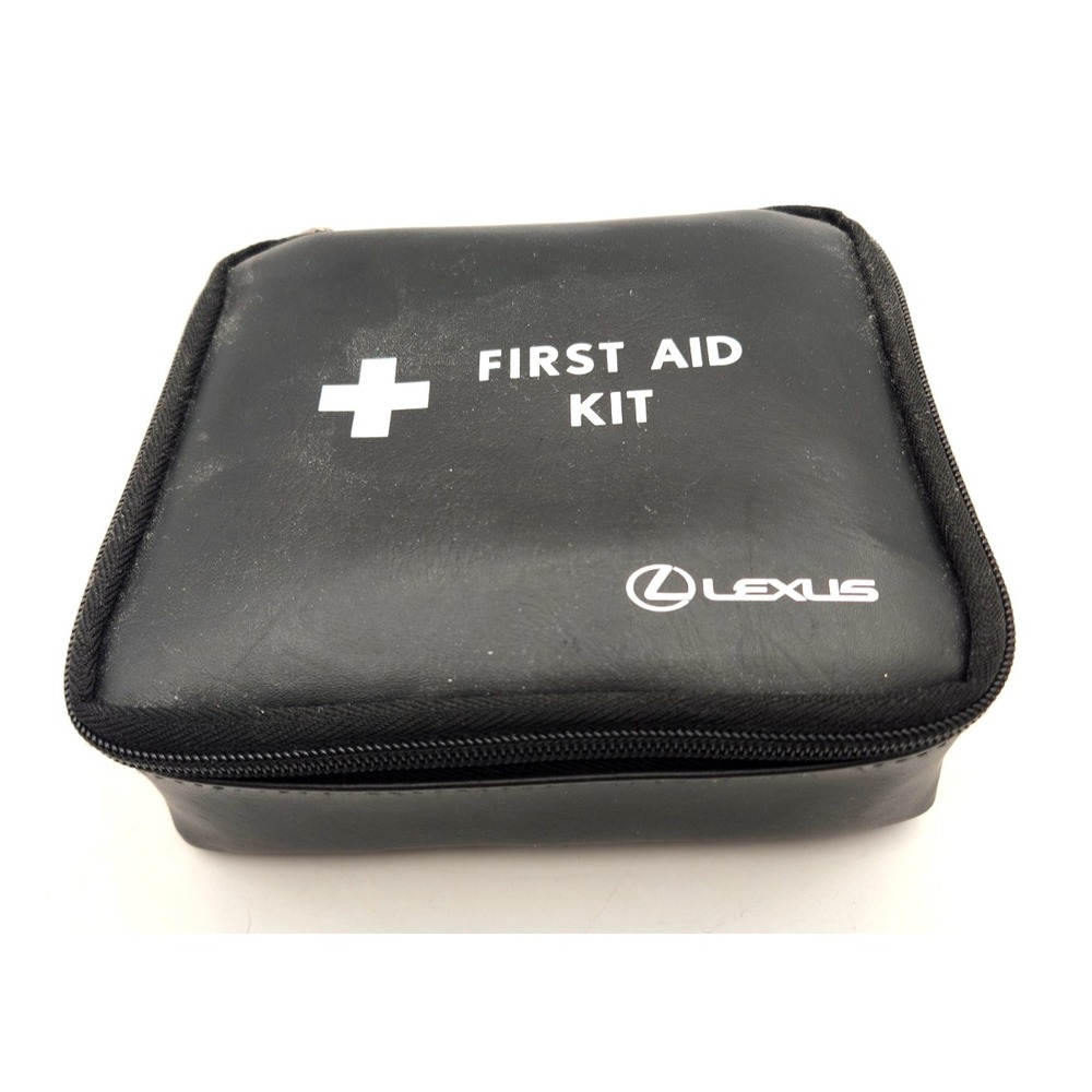 Lexus First Aid Kit Emergency Medical Supplies Black Case Original Unused